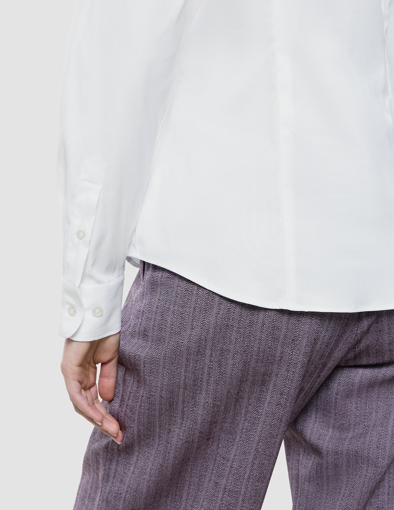 Women Oxford Shirt White Slim